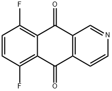 6,9-difluorobenzo<g>isoquinoline-5,10-dione Struktur