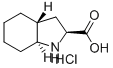 (2S,3aR,7aS)-1H-Octahydroindole-2-carboxylic acid hydrochloride Structure
