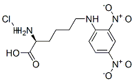 N-EPSILON-2,4-DNP-L-LYSINE HYDROCHLORIDE Structure