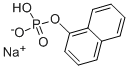 ALPHA-NAPHTHYL ACID PHOSPHATE MONOSODIUM SALT,14455-30-2,结构式