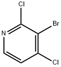 3-bromo-2,4-dichloropyridine Structure