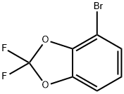4-ブロモ-2,2-ジフルオロ-1,3-ベンゾジオキソール 化学構造式