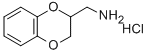 2,3-ジヒドロ-1,4-ベンゾジオキシン-2-メタンアミン塩酸塩 化学構造式