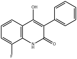 8-Fluoro-4-hydroxy-3-phenyl-2(1H)-quinolinone Structure