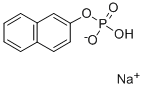 りん酸水素2-ナフタレニル=ナトリウム 化学構造式