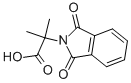2-メチル-2-フタルイミドプロピオン酸 化学構造式