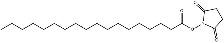 Stearic acid-N-hydroxysuccinimide ester Structure