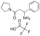 1-[(2S)-Amino-1-oxo-3-phenylpropyl]pyrrolidine Mono(trifluoroacetate) Structure