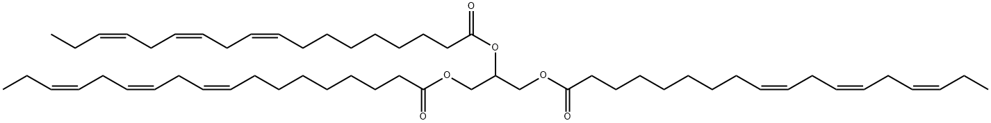 1-O,2-O,3-O-トリ-α-リノレノイル-L-グリセロール 化学構造式