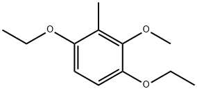 Benzene, 1,4-diethoxy-2-methoxy-3-methyl- (9CI) Struktur