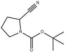 (R)-1-Boc-2-氰基吡咯烷, 144688-70-0, 结构式