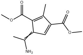 5-(1-Aminoethylidene)-2-methyl-1,3-cyclopentadiene-1,3-dicarboxylic acid dimethyl ester|