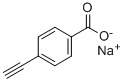 4-エチニル安息香酸ナトリウム 化学構造式