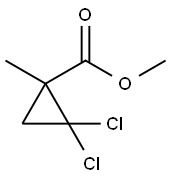 METHYL 2,2-DICHLORO-1-METHYLCYCLOPROPANECARBOXYLATE Structure