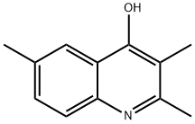 2,3,6-三甲基喹啉-4-醇, 1447-42-3, 结构式