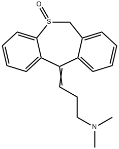 3-dibenzo[b,e]thiepin-11(6H)-ylidene-N,N-dimethylpropylamine S-oxide  Struktur
