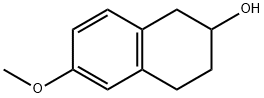 6-メトキシ-1,2,3,4-テトラヒドロ-2-ナフトール 化学構造式
