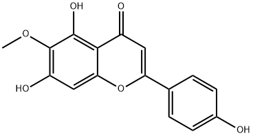 高车前素, 1447-88-7, 结构式