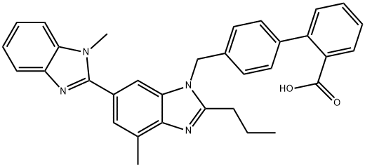 替米沙坦 结构式