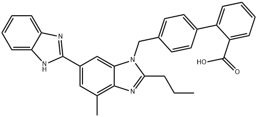 替米沙坦N-去甲基杂质 结构式