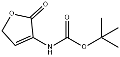 Carbamic acid, (2,5-dihydro-2-oxo-3-furanyl)-, 1,1-dimethylethyl ester (9CI) Struktur
