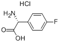 4-氟-D-苯甘氨酸盐酸盐, 144744-41-2, 结构式