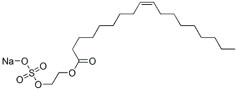 (Z)-9-Octadecenoic acid 2-[(sodiosulfo)oxy]ethyl ester Structure