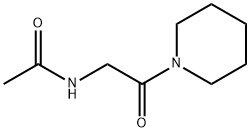 Acetamide,  N-[2-oxo-2-(1-piperidinyl)ethyl]- Struktur