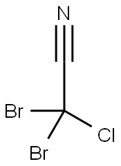 2,2-dibromo-2-chloro-acetonitrile Struktur