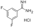3,5-ジフルオロベンズアミジン塩酸塩 化学構造式