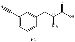 3-氰基-L-苯丙氨酸,144799-02-0,结构式