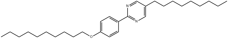 2-[4-(Decyloxy)-phenyl]-5-nonylpyrimidine Structure