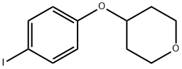 4-(4-Iodophenoxy)tetrahydropyran 结构式