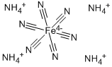 AMMONIUM FERROCYANIDE Structure