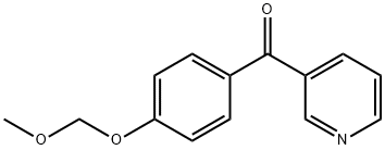 [4-(メトキシメトキシ)フェニル](ピリジン-3-イル)メタノン 化学構造式