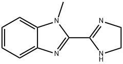 Benzimidazole, 2-(2-imidazolin-2-yl)-1-methyl- (8CI) Structure