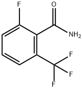 2-フルオロ-6-(トリフルオロメチル)ベンズアミド 化学構造式