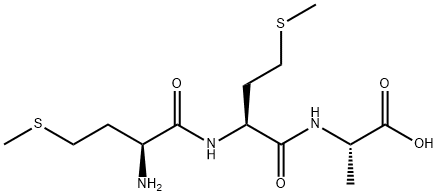 N-(N-L-メチオニル-L-メチオニル)-L-アラニン 化学構造式