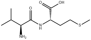 L-缬氨酰-L-蛋氨酸 结构式