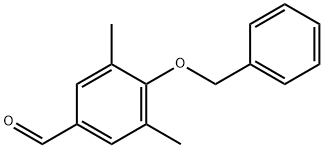 4-苄氧-3,5-二甲基苯甲醛,144896-51-5,结构式