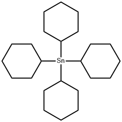テトラ(シクロヘキシル)スタンナン 化学構造式