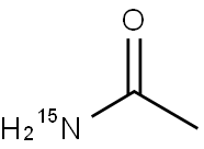 アセトアミド-15N 化学構造式