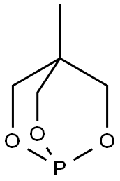 Ethylidynetris(methyleneoxy)phosphine Struktur