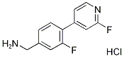 (3-fluoro-4-(2-fluoropyridin-4-yl)phenyl)MethanaMine hydrochloride|(3-氟-4-(2-氟吡啶-4-基)苯基)甲胺盐酸盐