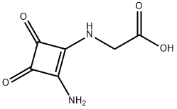 Glycine, N-(2-amino-3,4-dioxo-1-cyclobuten-1-yl)- (9CI) Struktur