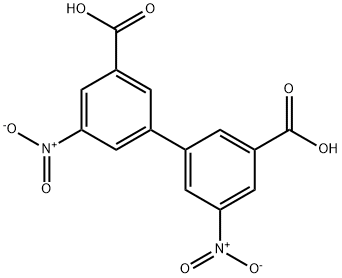 3,3'-DICARBOXY-5,5'-DINITROBIPHENYL Struktur