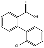 2'-氯联苯-2-甲酸 结构式