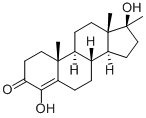 羟甲睾酮,145-12-0,结构式