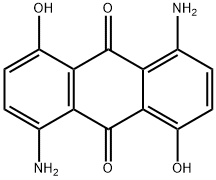 1,5-DIAMINO-4,8-DIHYDROXYANTHRAQUINONE Structure