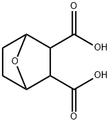 7-オキサビシクロ[2.2.1]ヘプタン-2,3-ジカルボン酸 化学構造式